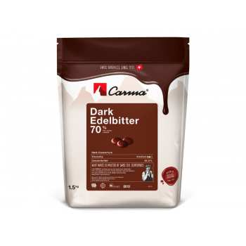 Callets Carma Chocolate Amargo Edelbitter 70% 1,5kg