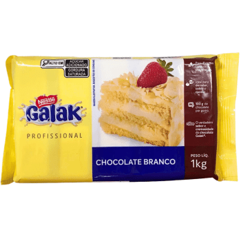 Chocolate Galak Branco 1kg - Nestlé