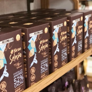 Chocolate Sicao Seleção Gotas Amargo 52% 1,01kg - Sicao 