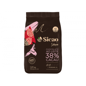 Chocolate Sicao Seleção Gotas ao Leite 38% 1,01kg