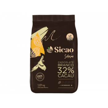 Chocolate Sicao Seleção Gotas Branco 32% 1,01kg