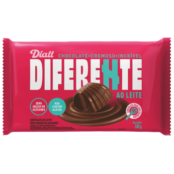 Chocolate Diatt Diet ao Leite 500g