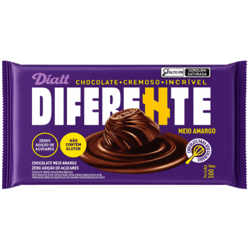 Chocolate Diatt Diet Meio Amargo 50% 500g