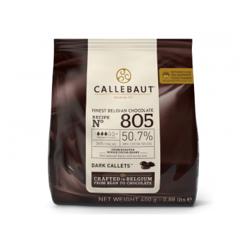 Callets Callebaut Chocolate Amargo 50,7% 400g