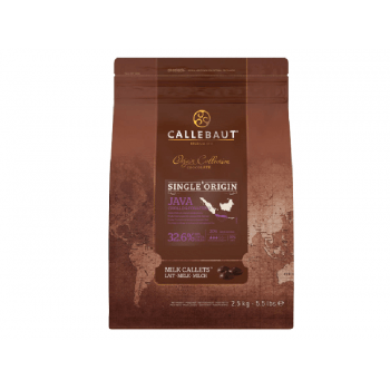 Callets Callebaut Java Chocolate ao Leite 32,6% 2,5kg