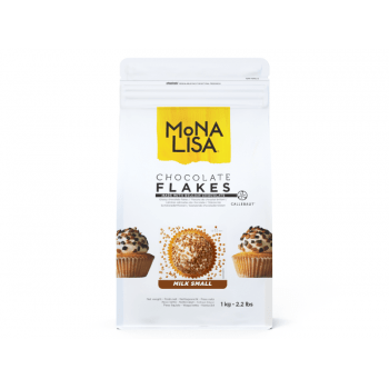 Flakes Mona Lisa Callebaut Chocolate ao Leite 4mm 1kg