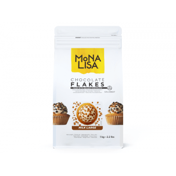 Flakes Mona Lisa Callebaut Chocolate ao Leite 9mm 1kg