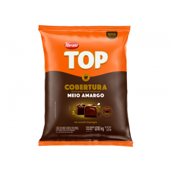 Cobertura Harald Top Gotas Chocolate Meio Amargo 1,010kg