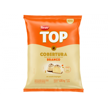 Cobertura Harald Top Gotas Chocolate Branco 1,010kg 