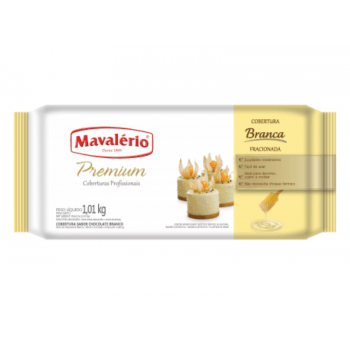Cobertura Mavalério Premium Chocolate Branco 1,01kg 