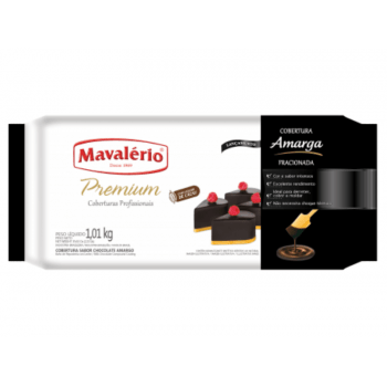  Cobertura Mavalério Premium Chocolate Amargo 1,01kg