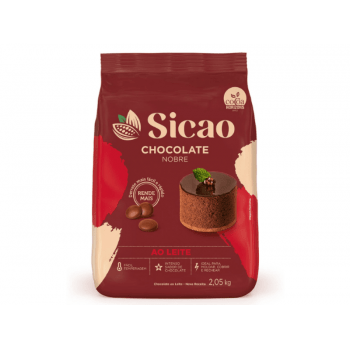 Chocolate Sicao Nobre Gotas ao Leite 2,05kg