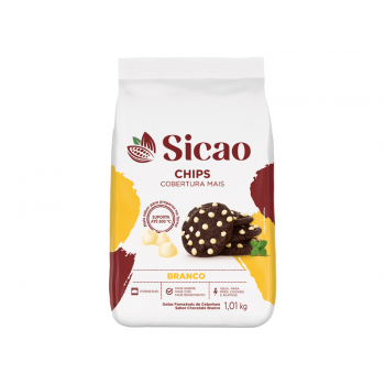 Cobertura Sicao Chips Chocolate Branco 1kg