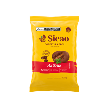 Cobertura Sicao Fácil Gotas Chocolate Leite 1,01kg