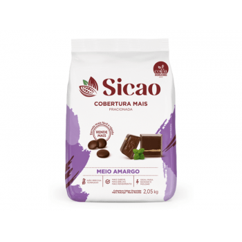 Cobertura Sicao Mais Gotas Chocolate Meio Amargo 2,05kg