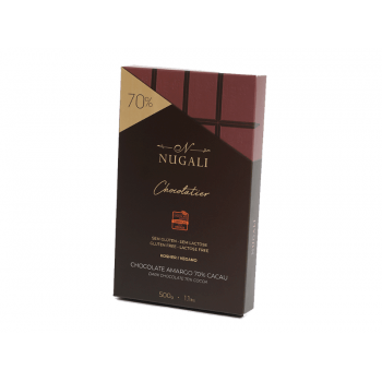 Chocolate Nugali Vegano Amargo 70% 500g