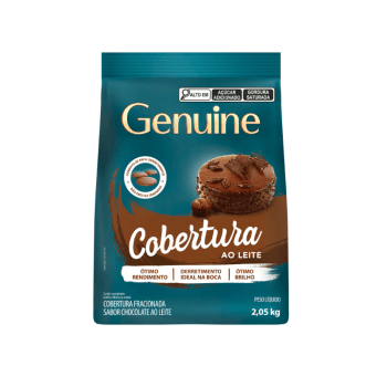 Cobertura Genuine Cargill Moedas Chocolate ao Leite 2,05kg 