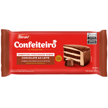 Cobertura Harald Confeiteiro Chocolate ao leite 500g