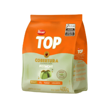 Cobertura Harald Top Gotas Pistache 400g para Confeitaria