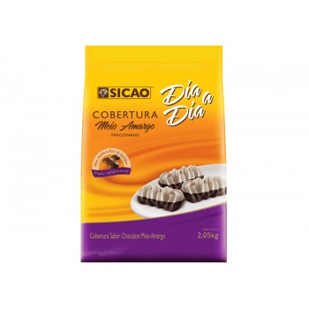 Cobertura Sicao Dia a Dia Gotas Chocolate Meio Amargo 2,05kg