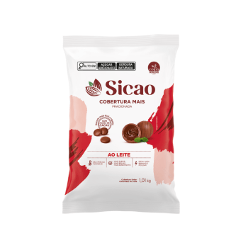 Cobertura Sicao Mais Gotas Chocolate ao Leite 1,01kg