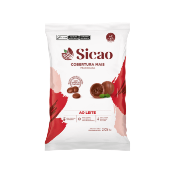 Cobertura Sicao Mais Gotas Chocolate ao Leite 2,05kg