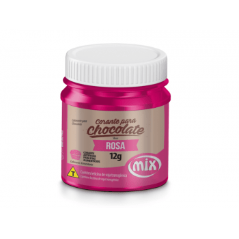 Corante Gel para Chocolate Rosa 12g - Mix