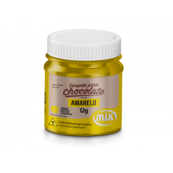 Corante Gel para Chocolate Amarelo 12g - Mix