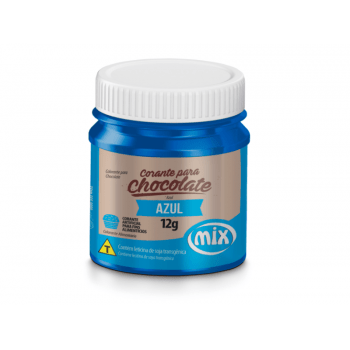 Corante Gel para Chocolate Azul 12g - Mix