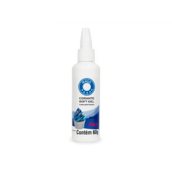 Corante Soft Gel Azul 60 ml - Mago 