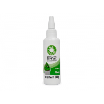 Corante Soft Gel Verde 60 ml - Mago 