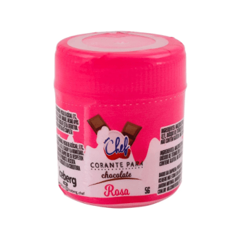 Corante em Pó para Chocolate Rosa 5g - Iceberg