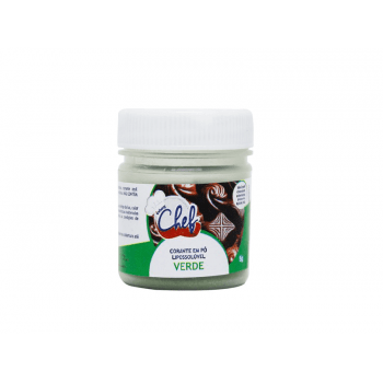 Corante em Pó Lipossolúvel Verde 5g – Iceberg
