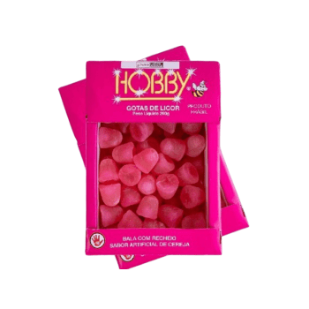Bala Licor Hobby Cereja 200g - Hobby Doces