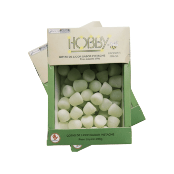 Bala Licor Hobby Pistache 200g - Hobby Doces