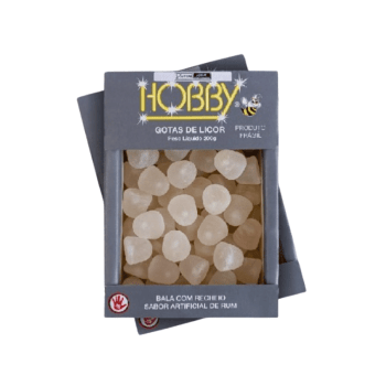 Bala Licor Hobby Rum 200g - Hobby Doces