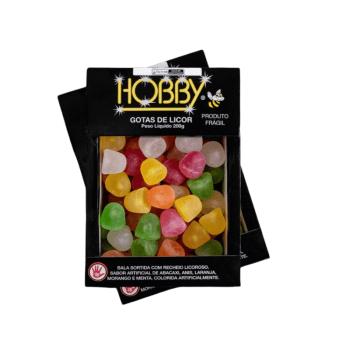 Bala Licor Hobby Sortidos 200g - Hobby Doces