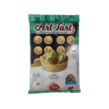 Base Pronta para Torta Circular Salgada 4 cm c/ 24 unidades BT 67- Art Tart
