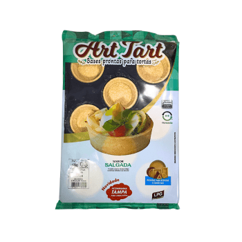 Base Pronta para Torta Circular Salgada 7 cm c/ 8 unidades BT 68 - Art Tart
