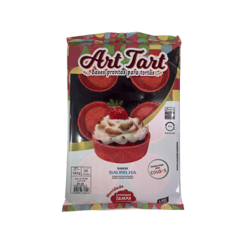 Base Pronta para Torta Circular Vermelha 8,4 cm c/ 6 unidades BT 90 - Art Tart
