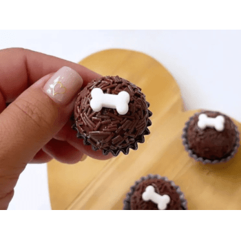 Biscuit Comestível Mini Ossos c/ 25 unidades -  Meninas do Açúcar