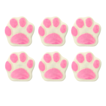 Biscuit Comestível Patinha de Coelho c/ 6 unidades - Jady Confeitos 