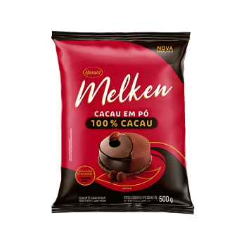 Cacau em Pó Harald Melken 100% 500g