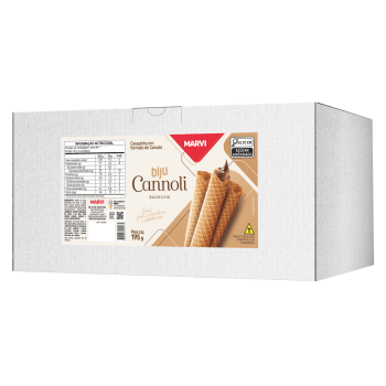 Casquinha Biju Cannoli 195g c/ 30 unidades - Marvi