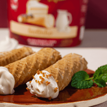 Casquinha Biju Cannoli 195g c/ 30 unidades - Marvi