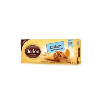 Casquinha para Sorvete Waffer 75g c/18 - Barion