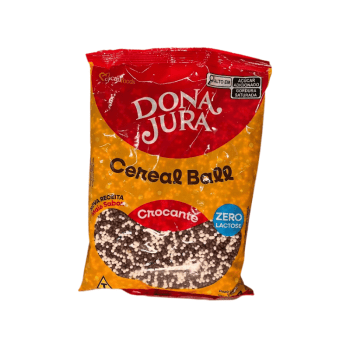 Cereal Crocante Dona Jura Micro Branco e Preto 500g - Cacau Foods 