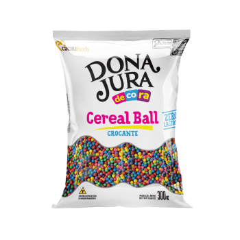 Cereal Dona Jura Zero Lactose Crocante Colorido Vibrante  300g - Cacau Food