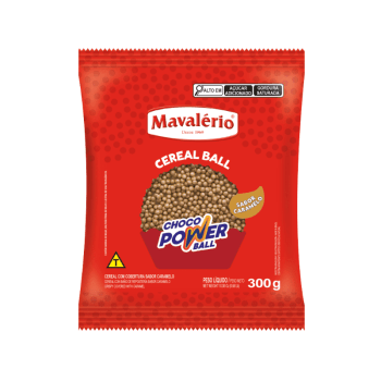 Choco Power Micro Ball Caramelo 300g - Mavalério