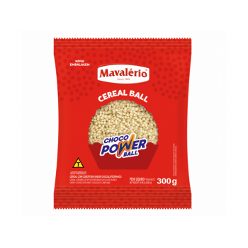 Choco Power Micro Ball Chocolate Branco 300g - Mavalério 